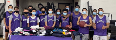 Student Athletes Hold Successful Clothing Drive